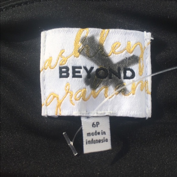 Beyond By Ashley Graham Zip Up Little Black Dress - Picture 6 of 8